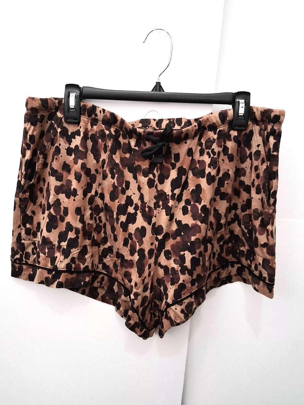 STARS ABOVE Leopard-Print Sleeping Shorts Size XXL